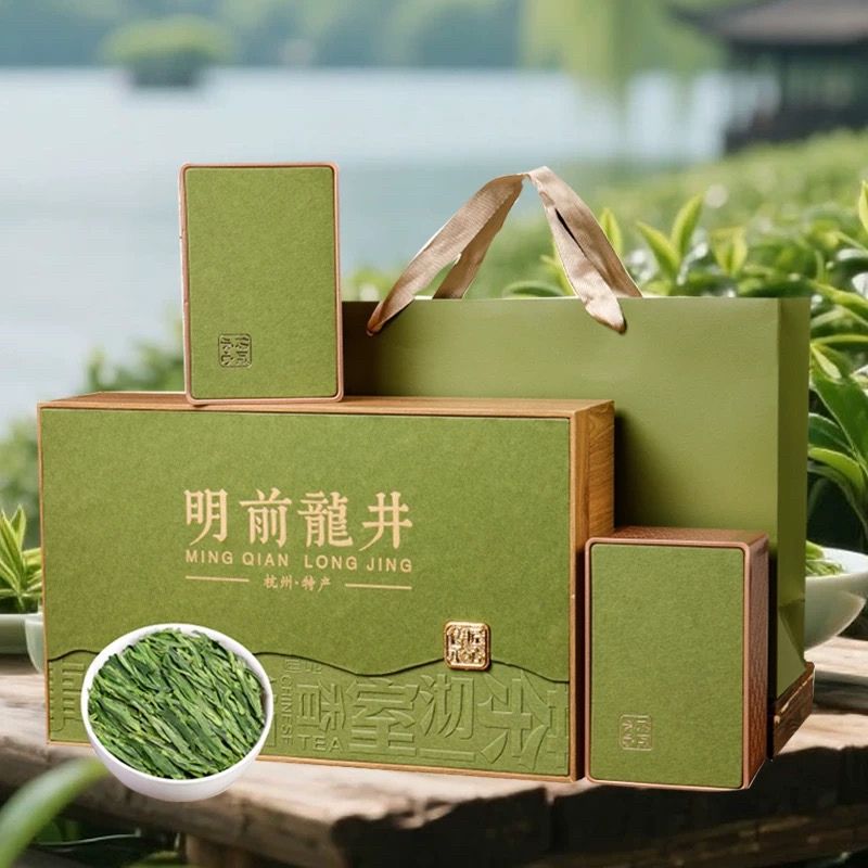 First Harvest Ming Qian Dragon Well Tea - Premium Gift Box