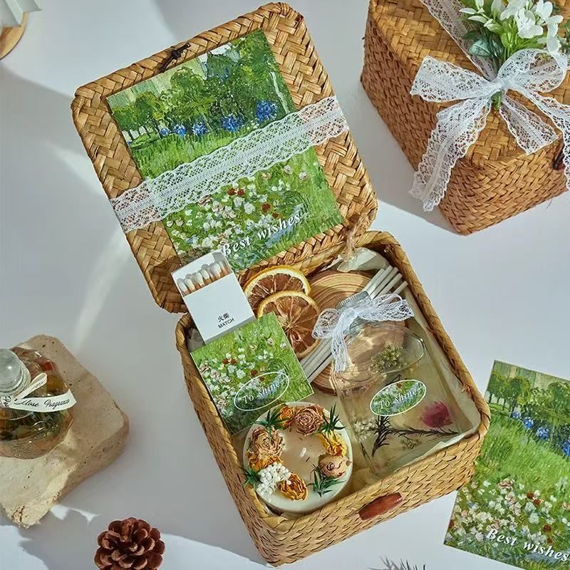 Flameless Aroma Gift Set – Premium Scented Candle & Diffuser