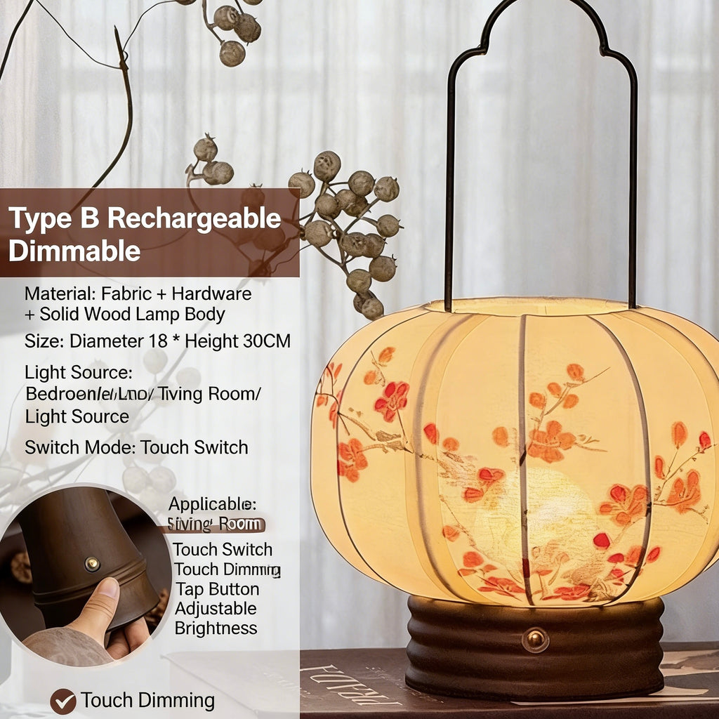 Song Dynasty Aesthetic Ambient Table Lamp – Elegant New Chinese-Style Lighting