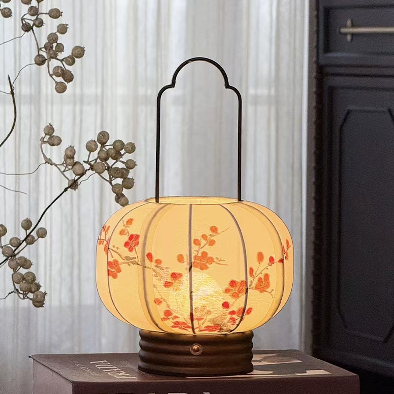 Song Dynasty Aesthetic Ambient Table Lamp – Elegant New Chinese-Style Lighting