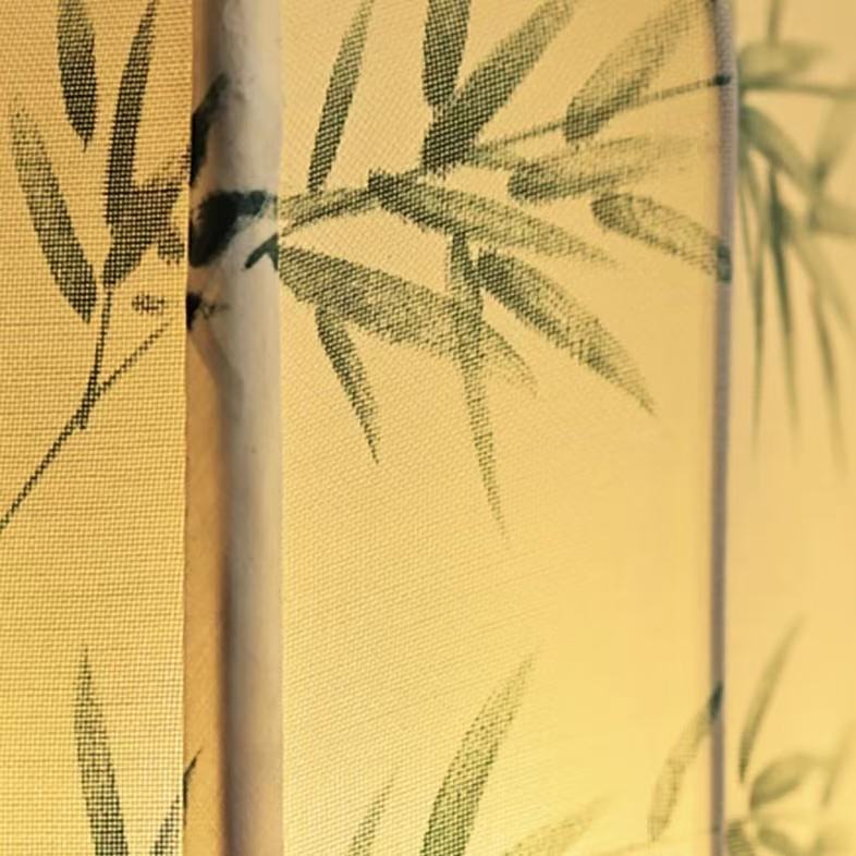 YiLi Retro New Chinese Style Solid Wood Table Lamp – Zen & Wabi-Sabi Bedside Atmosphere Light